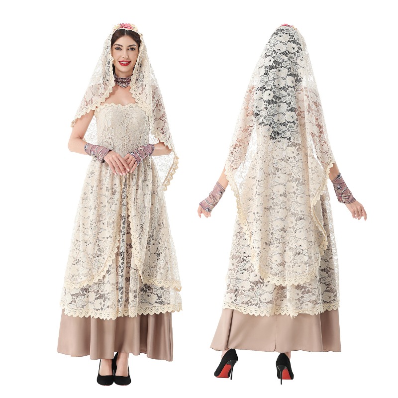 Women Vintage Lace Maxi Dress  - огляд і ціна Wedding Dress