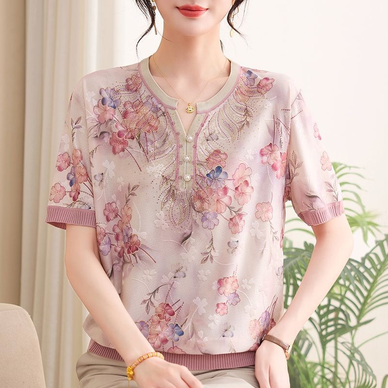 Elegant Mom Women Ice Silk Kni - огляд і ціна Silk Blouse