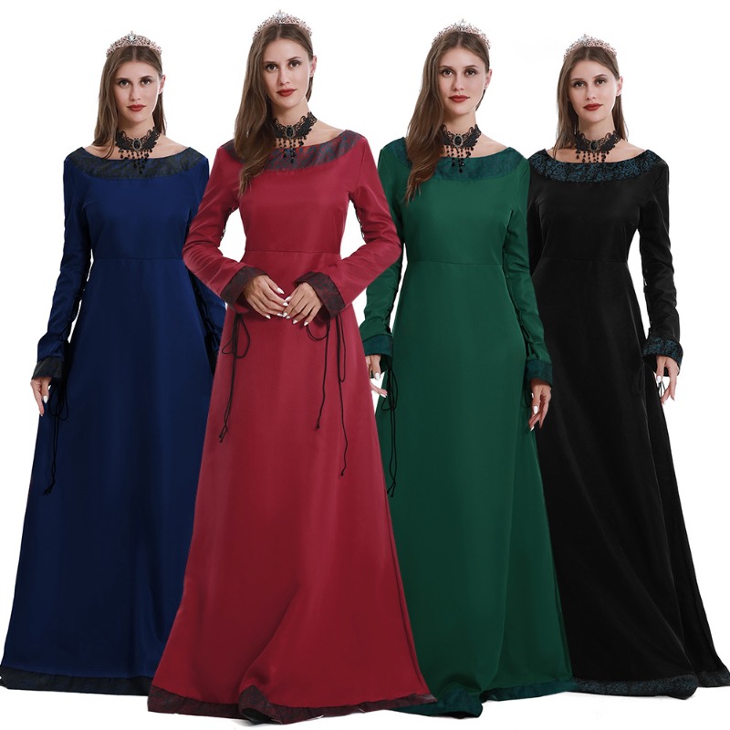 Women Medieval Long Dress V Ne - огляд і ціна Lace Dress