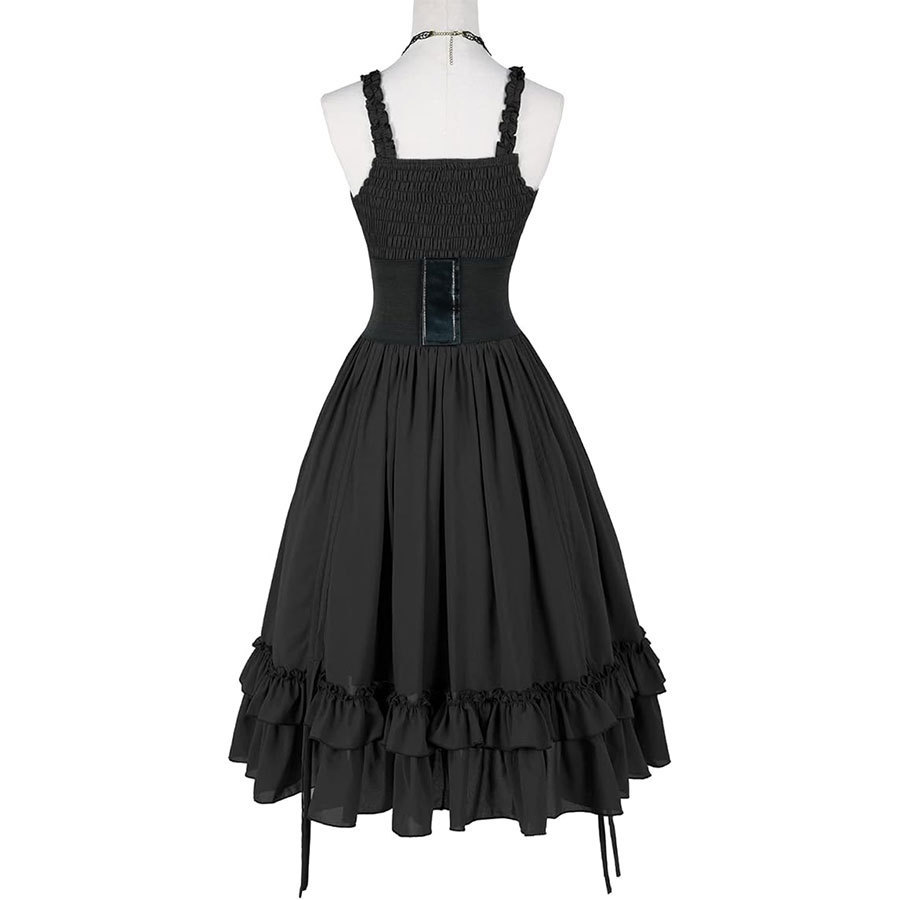 Women Gothic Dress Corset Slip - огляд і ціна Midi Dress
