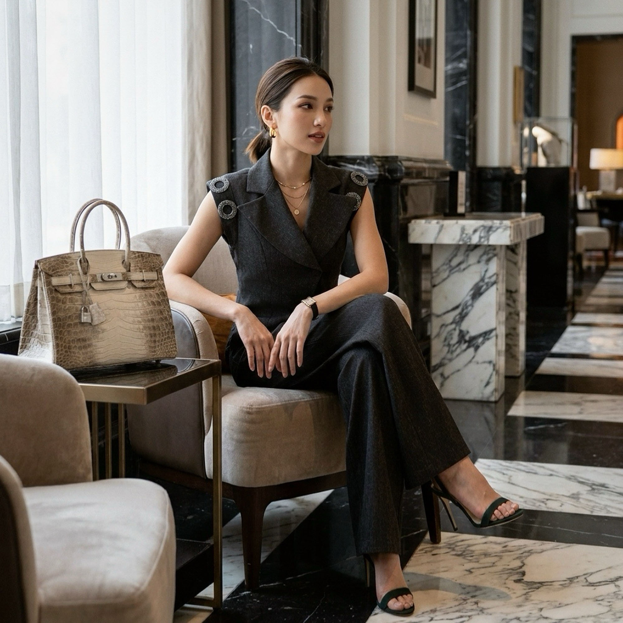 Elegant Blazer Vest Suit Set 2 - огляд і ціна Womens Blazer