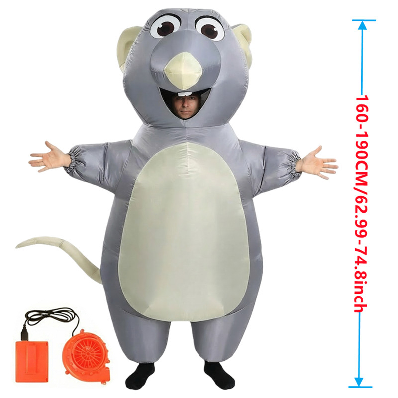 Cartoon Mouse Inflatable Costu - огляд і ціна Womens Suit