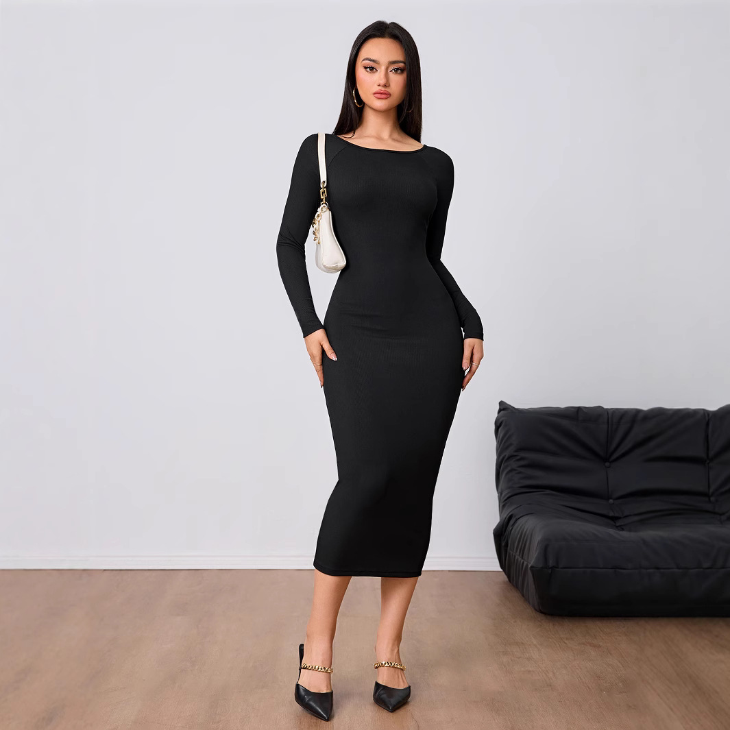 Women Fashion Simple Dress Spr - огляд і ціна Midi Dress