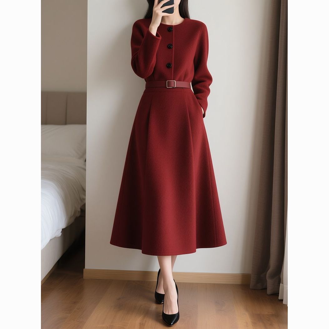 Red Retro High-end Feeling Wai - огляд і ціна Women'S Red Formal Wear