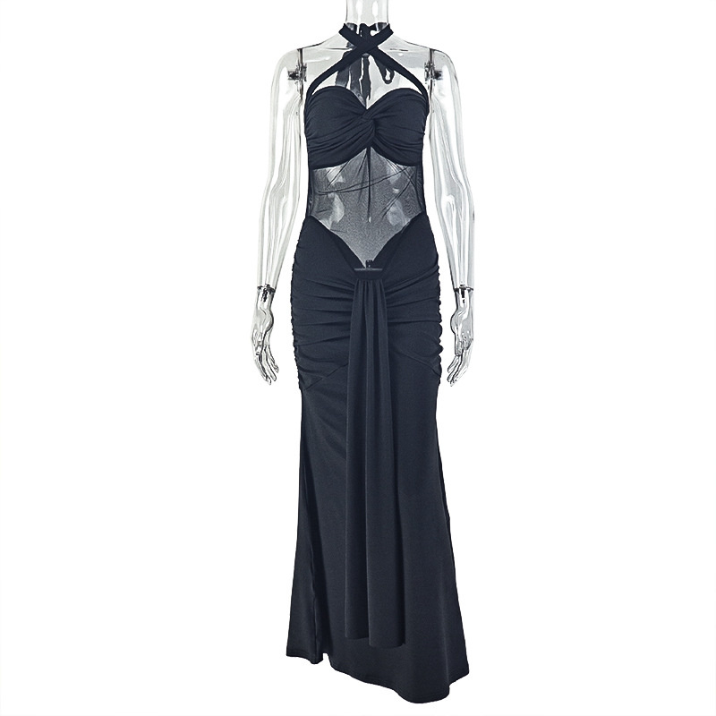 Backless Halter Bodycon Dress  - огляд і ціна Midi Dress