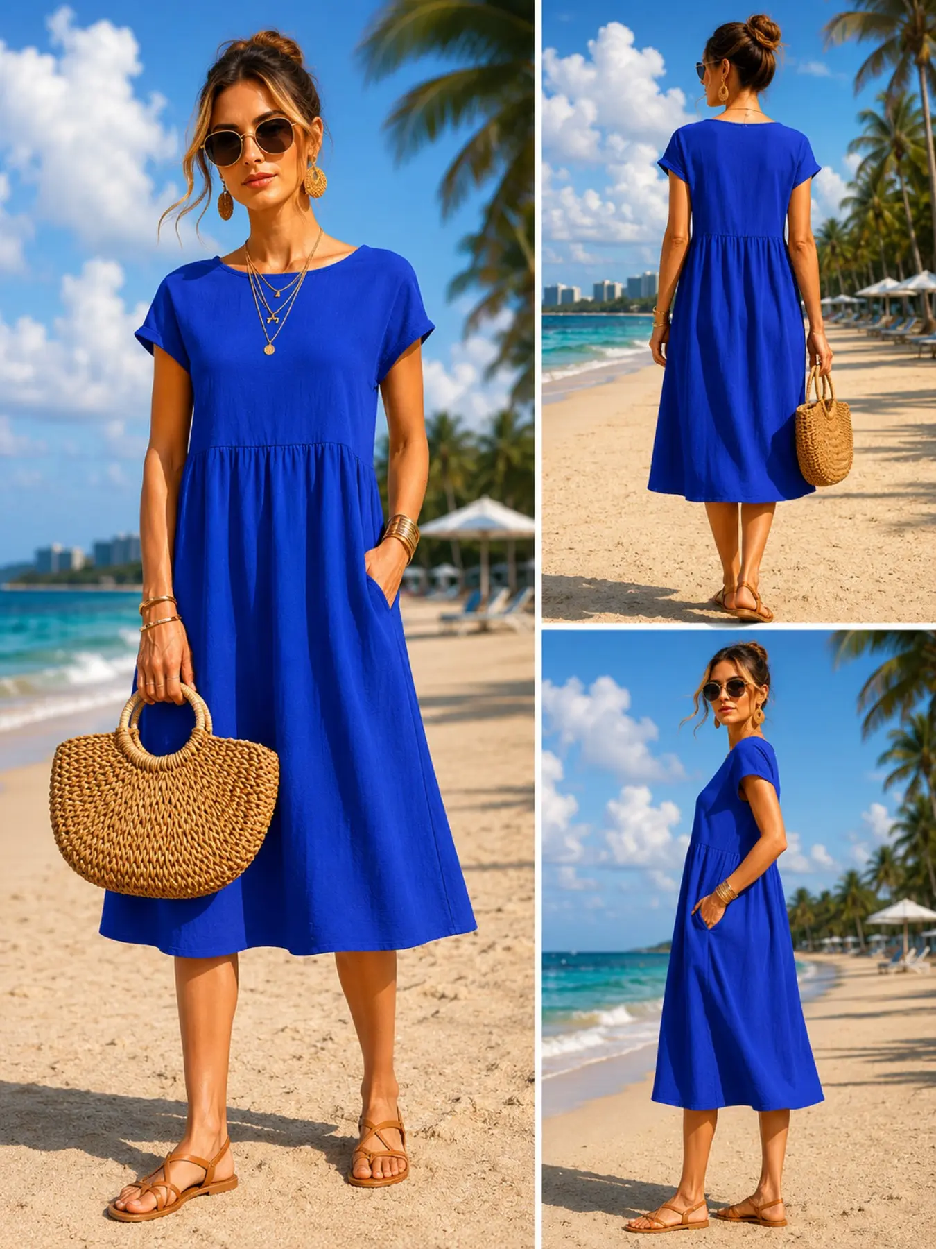 Women’s Casual Midi Dress with - огляд і ціна Midi Dress