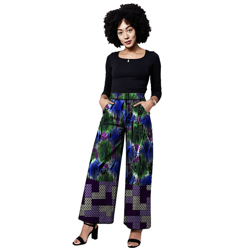 Ankara Outfit Women's Patchwor - огляд і ціна Tailored Trouser Wide